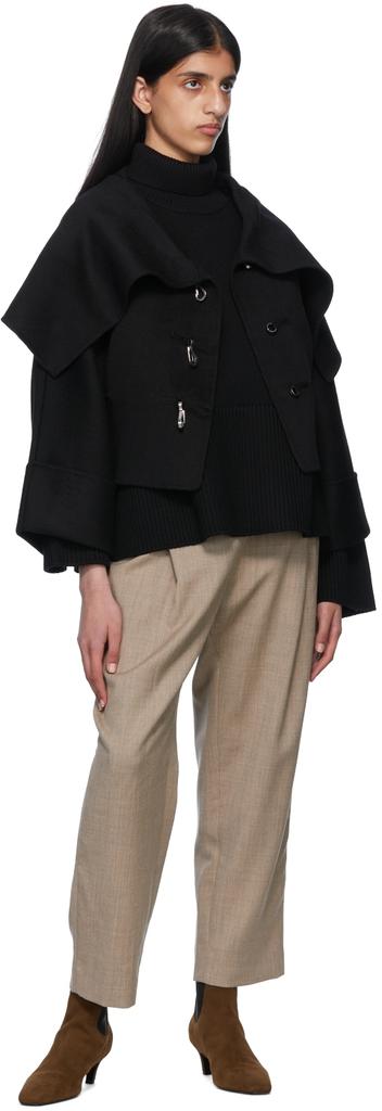 Black Wool Jacket商品第4张图片规格展示