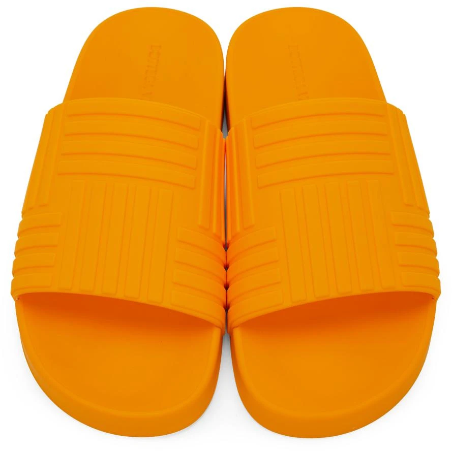 商品Bottega Veneta|Orange Slider Sandals,价格¥3899,第5张图片详细描述