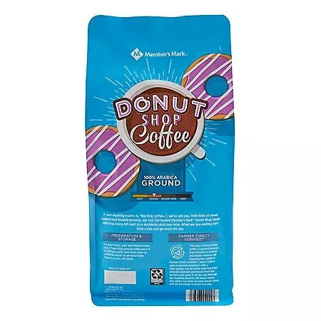 商品Member's Mark|Member's Mark Donut Shop Medium Roast Ground Coffee, 40 oz.,价格¥89,第3张图片详细描述