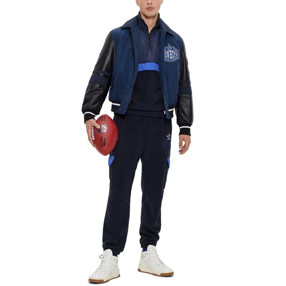 商品Hugo Boss|Men's BOSS x NFL Zip-Neck Sweatshirt,价格¥1530,第4张图片详细描述