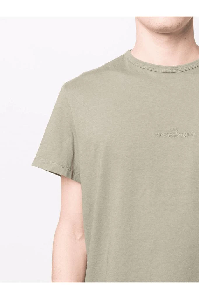 商品MAISON MARGIELA|Branded Cotton T-Shirt,价格¥1145,第5张图片详细描述