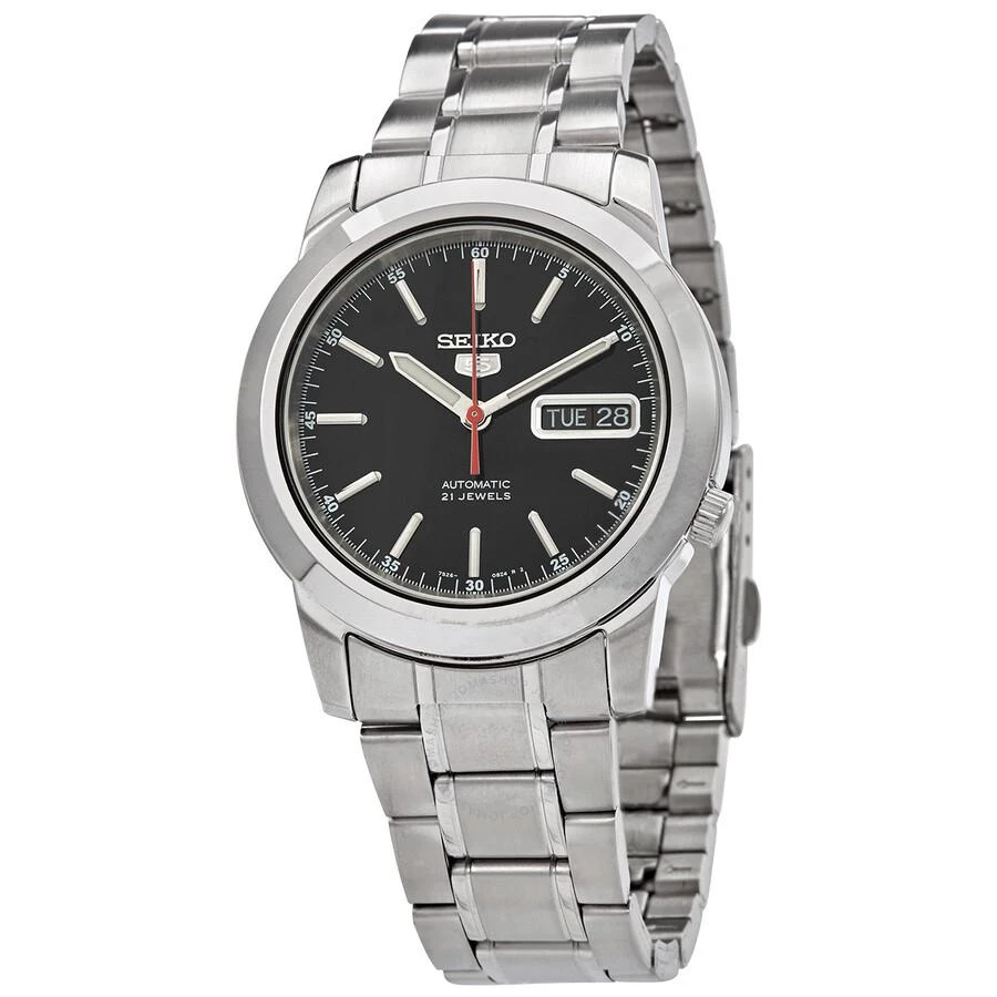 商品Seiko|5 Automatic Black Dial Men's Watch SNKE53K1,价格¥807,第1张图片