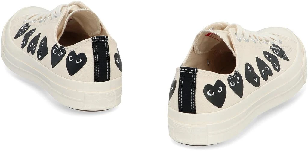 商品Comme des Garcons|CONVERSE X COMME DES GARÇONS PLAY - CHUCK 70 LOW-TOP SNEAKERS,价格¥1237,第4张图片详细描述