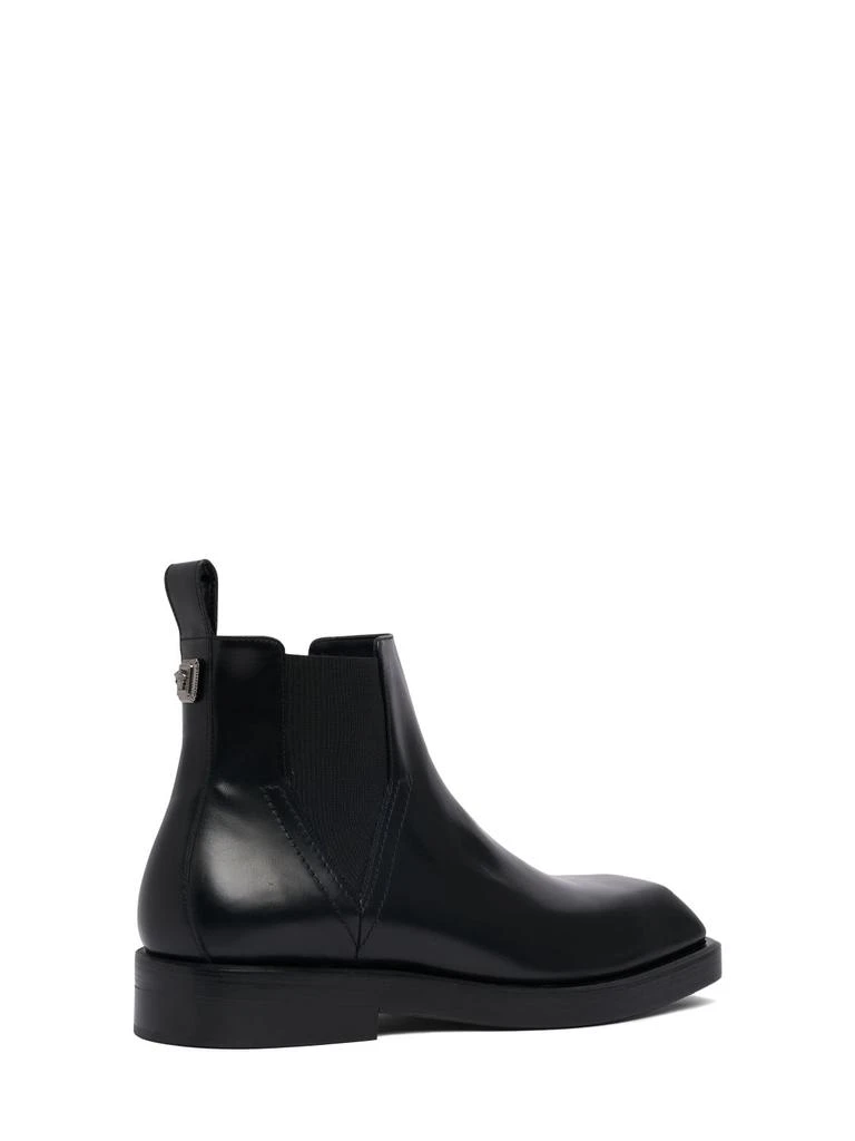 商品Versace|Squared Toe Leather Chelsea Boots,价格¥4597,第3张图片详细描述