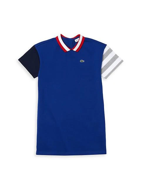 商品Lacoste|Little Girl's &amp; Girl&#8217;s Colorblock Polo Dress,价格¥298,第1张图片