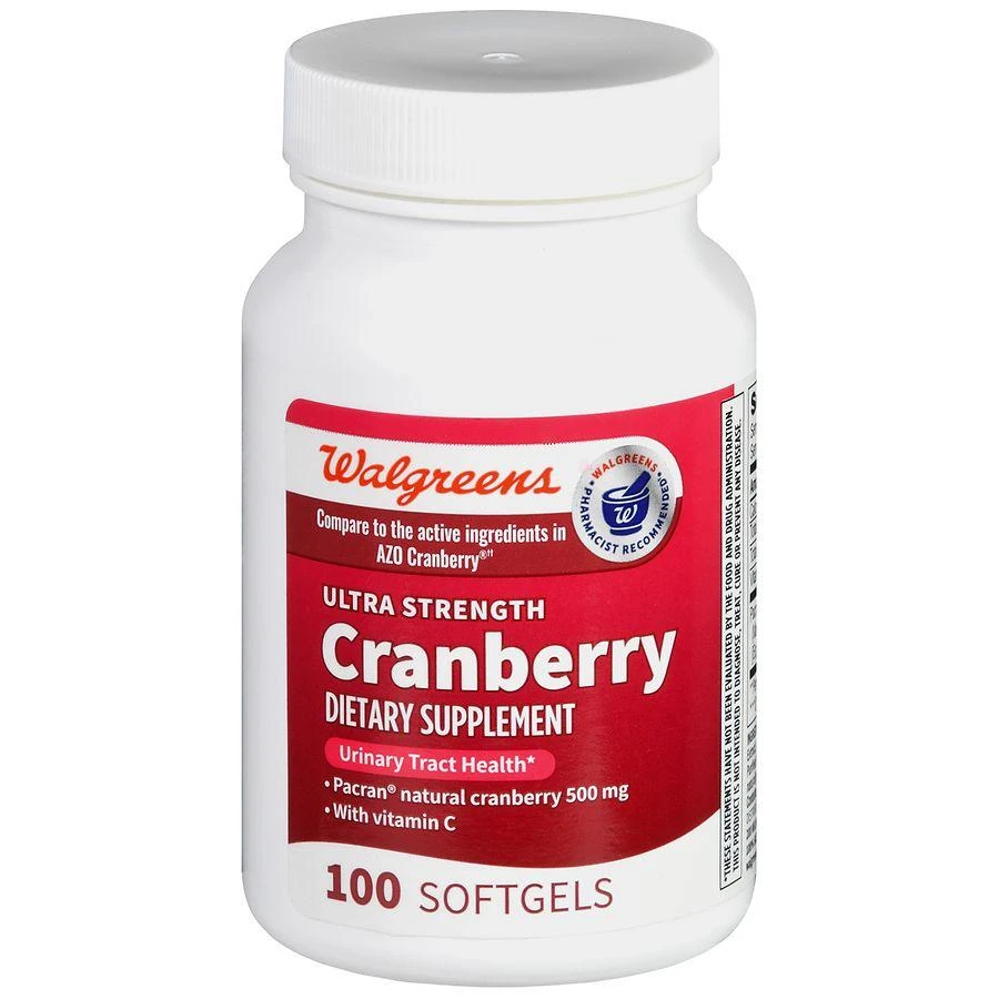 商品Walgreens|Ultra Strength Cranberry Softgels,价格¥127,第1张图片