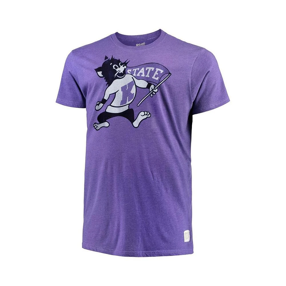 商品The Original Retro Brand|Men's Purple Kansas State Wildcats Big and Tall Mock Twist T-shirt,价格¥297,第3张图片详细描述