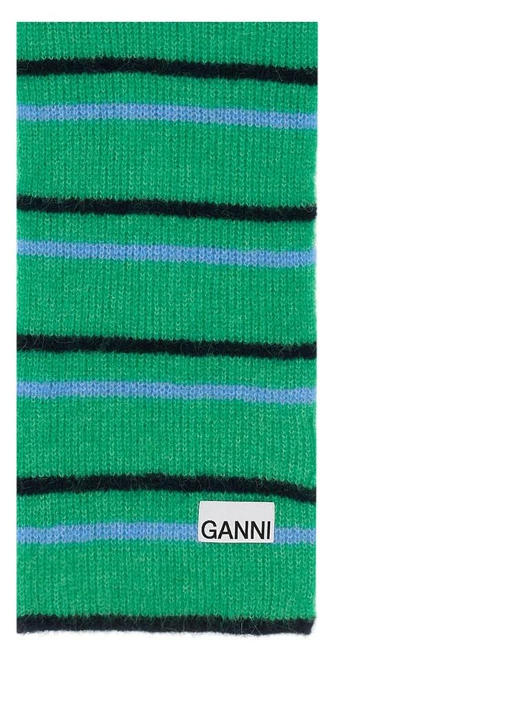 商品Ganni|SCARF WITH LOGO PATCH,价格¥925,第2张图片详细描述