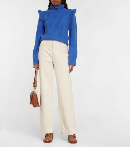 商品See by Chloé|Frilled wool-blend sweater,价格¥2929,第2张图片详细描述