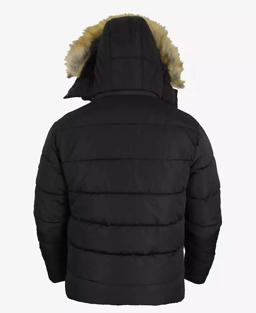 商品Spire By Galaxy|Men's Heavy Tech Puffer Jacket with Hood,价格¥824,第2张图片详细描述