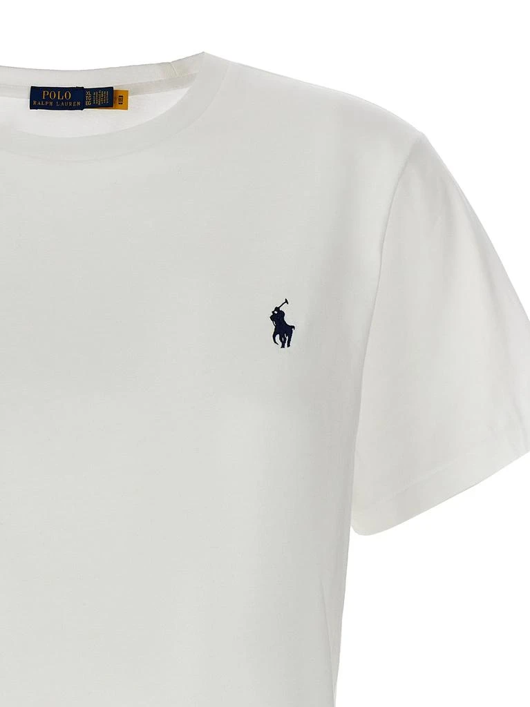 商品Ralph Lauren|Logo Embroidery T-Shirt White,价格¥724,第3张图片详细描述