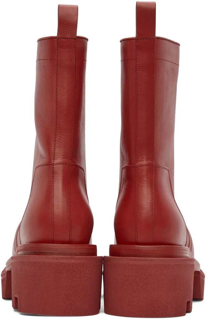 商品Rick Owens|Red Platform Bogun Boots,价格¥7270,第2张图片详细描述