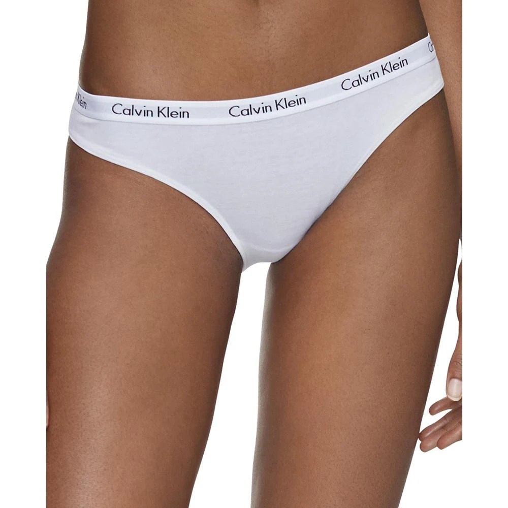 Calvin Klein Women's Carousel Cotton 3-Pack Bikini Underwear QD3588 2