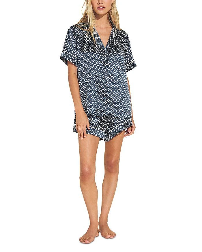 商品Eberjey|Inez Printed Washable Silk Short Pajama Set,价格¥1512,第4张图片详细描述