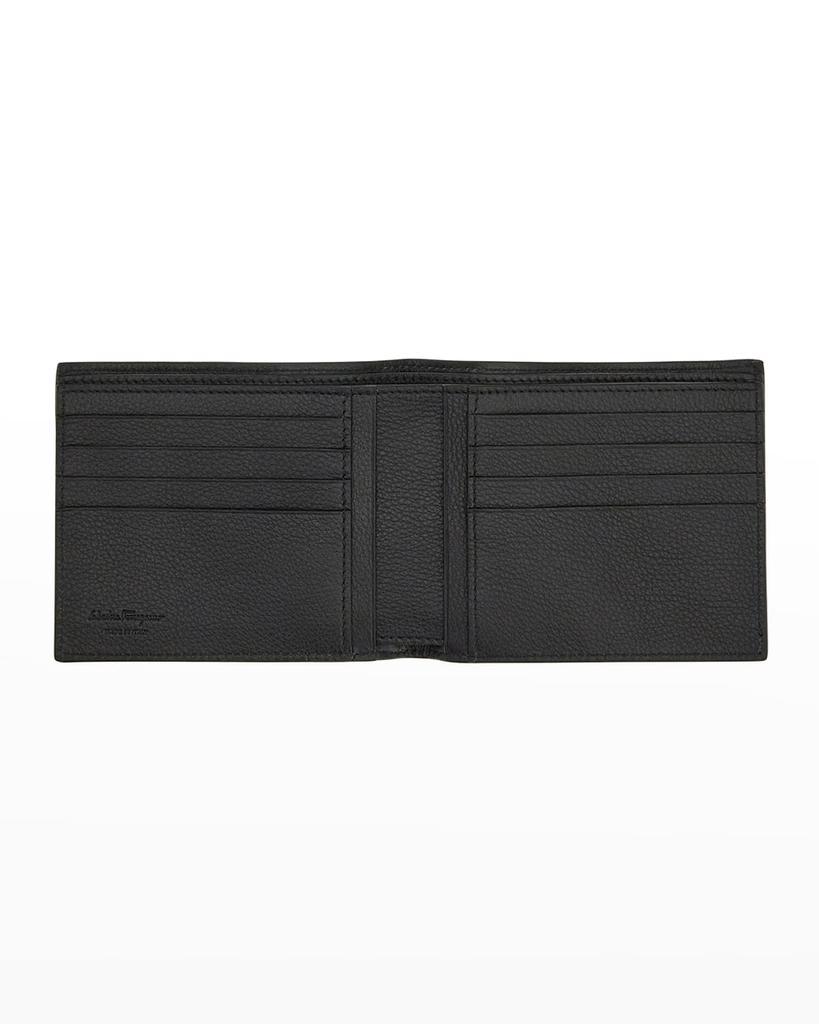 商品Salvatore Ferragamo|Men's Travel Bicolor Gancini Leather Bifold Wallet,价格¥3878,第6张图片详细描述