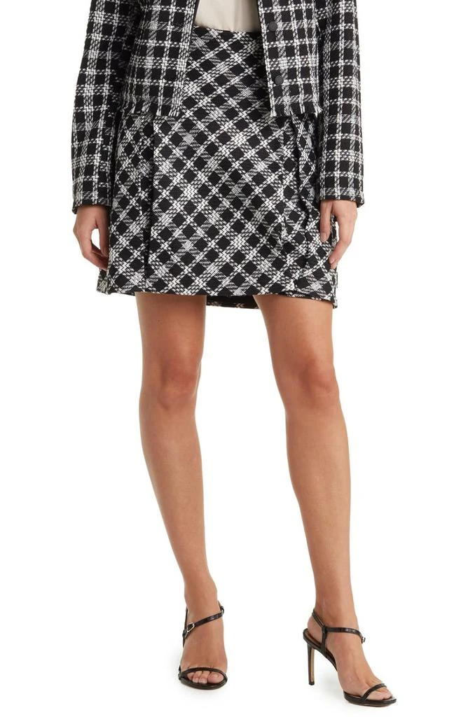 商品Karl Lagerfeld Paris|Plaid Miniskirt,价格¥376,第1张图片