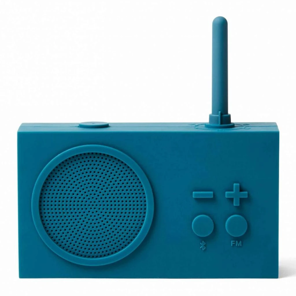商品The Hut|Lexon TYKHO 3 FM Radio and Bluetooth Speaker - Duck Blue,价格¥615,第2张图片详细描述