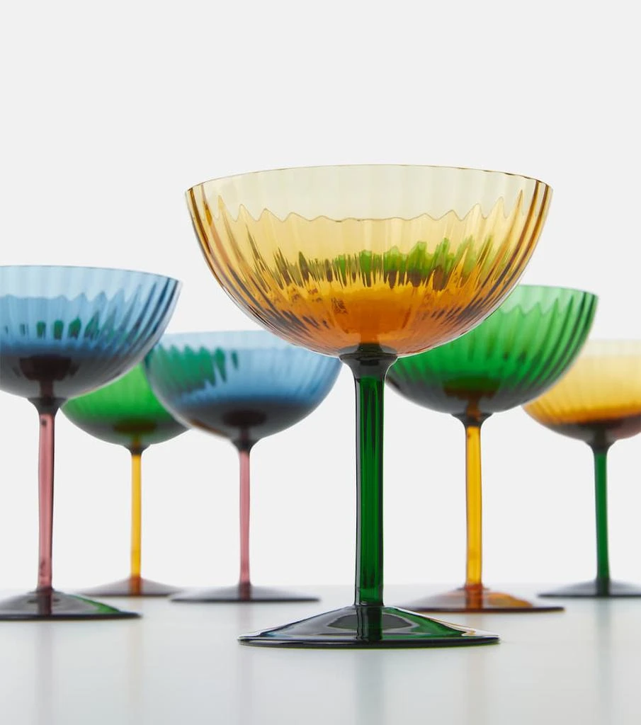 商品LA DOUBLE J|Set of 2 champagne coupe glasses,价格¥3964,第5张图片详细描述
