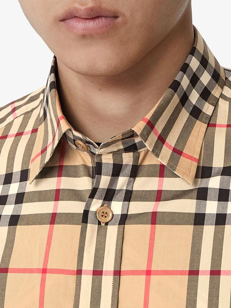 商品Burberry|BURBERRY - Checked Cotton Shirt,价格¥4910,第5张图片详细描述