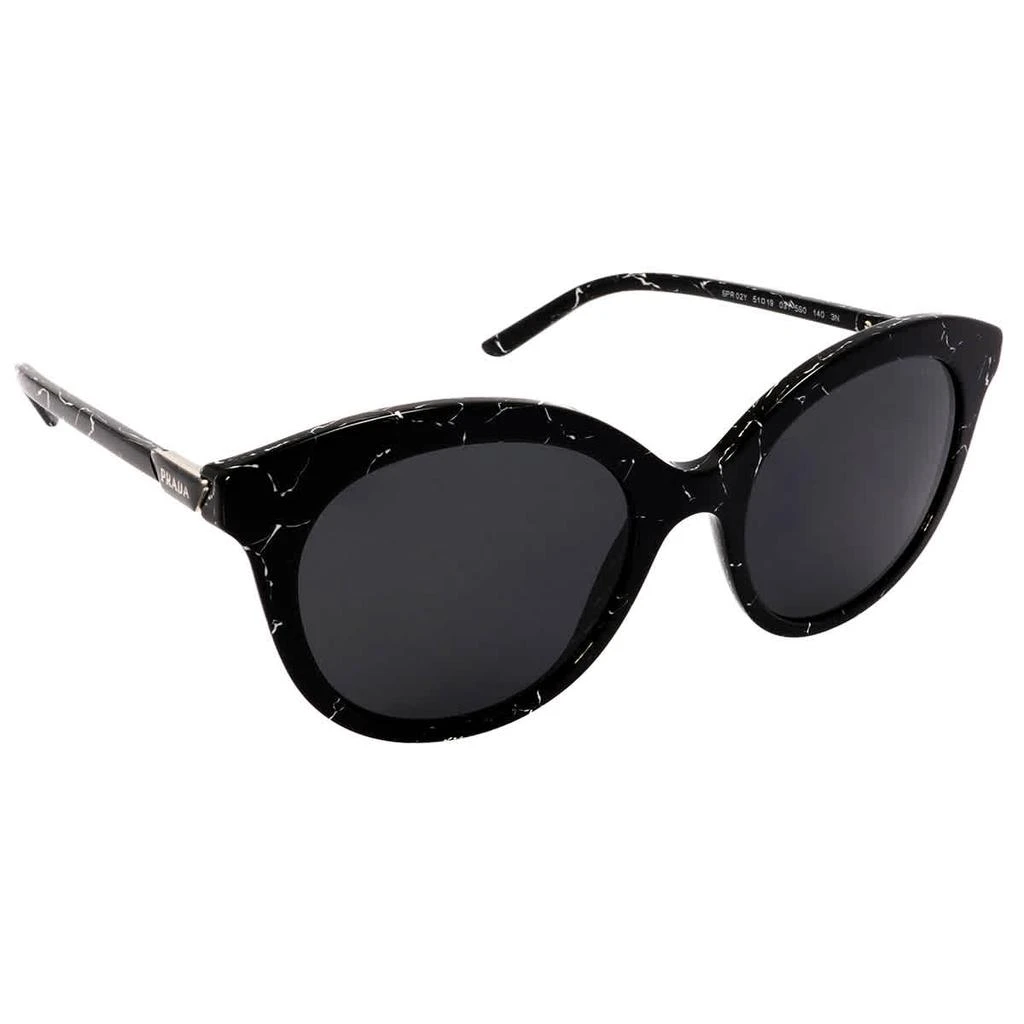 商品Prada|Dark Grey Round Ladies Sunglasses PR 02YS 03Y5S0 51,价格¥690,第1张图片