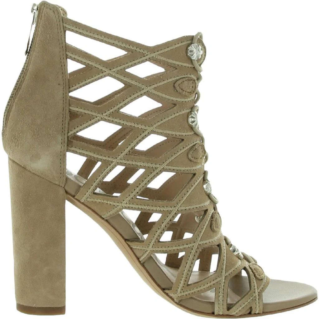 商品Sam Edelman|Sam Edelman Womens Yeager Suede Block Heel Gladiator Sandals,价格¥74,第2张图片详细描述