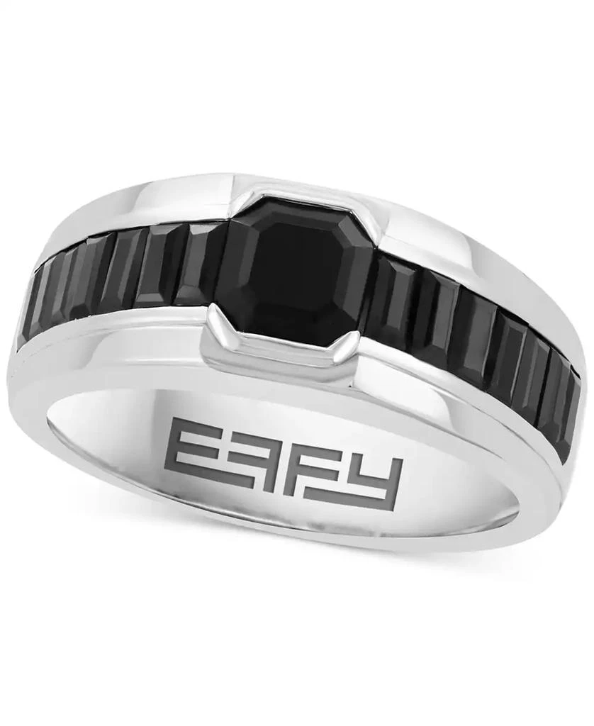 商品Effy|EFFY® Men's Onyx & Black Spinel (2-1/2 ct. t.w.) Ring in Sterling Silver,价格¥1870,第1张图片