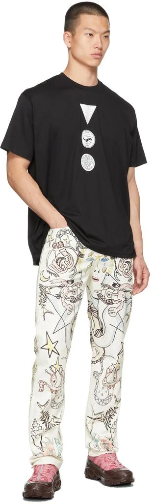 商品Burberry|黑色 Badge Print Oversized T 恤,价格¥4378,第4张图片详细描述