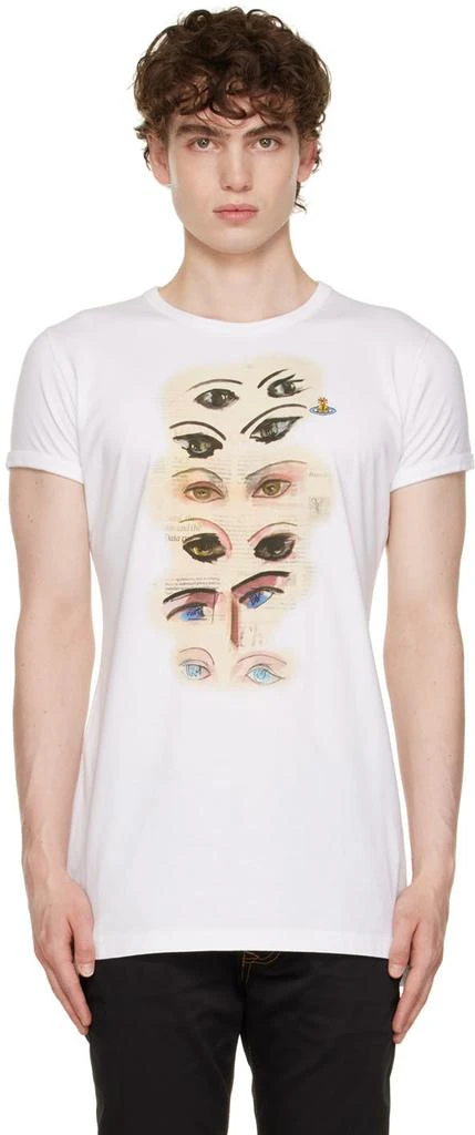 商品Vivienne Westwood|白色 Eyes T 恤,价格¥1682,第1张图片