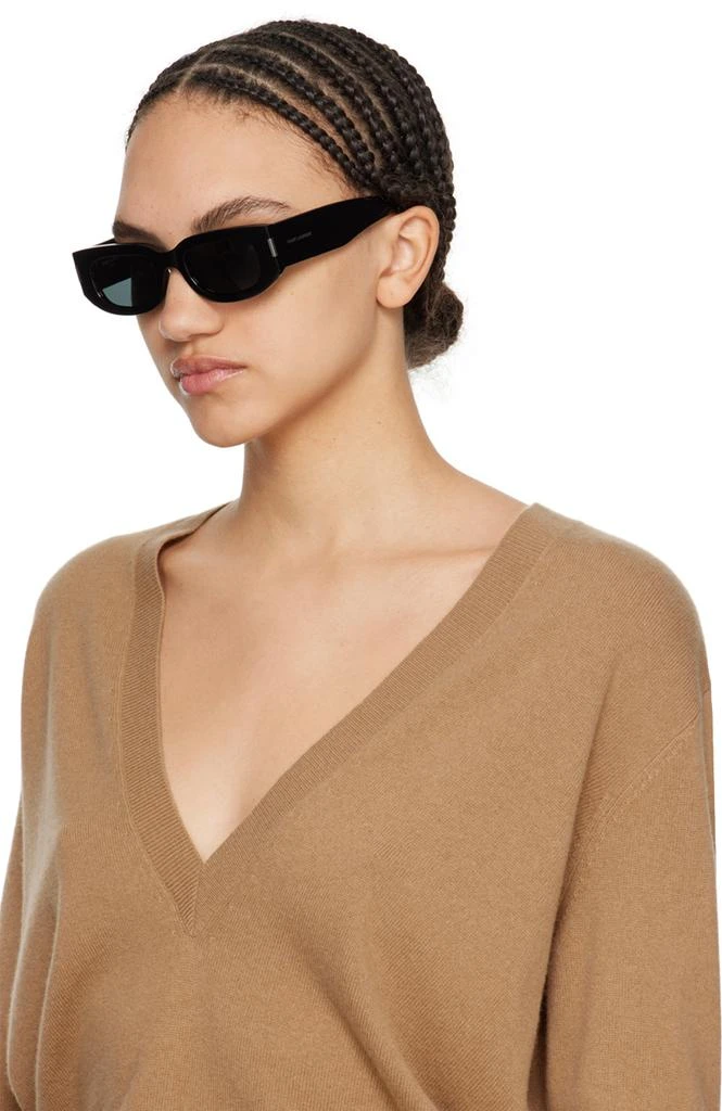 商品Yves Saint Laurent|Black SL 697 Sunglasses,价格¥3720,第4张图片详细描述