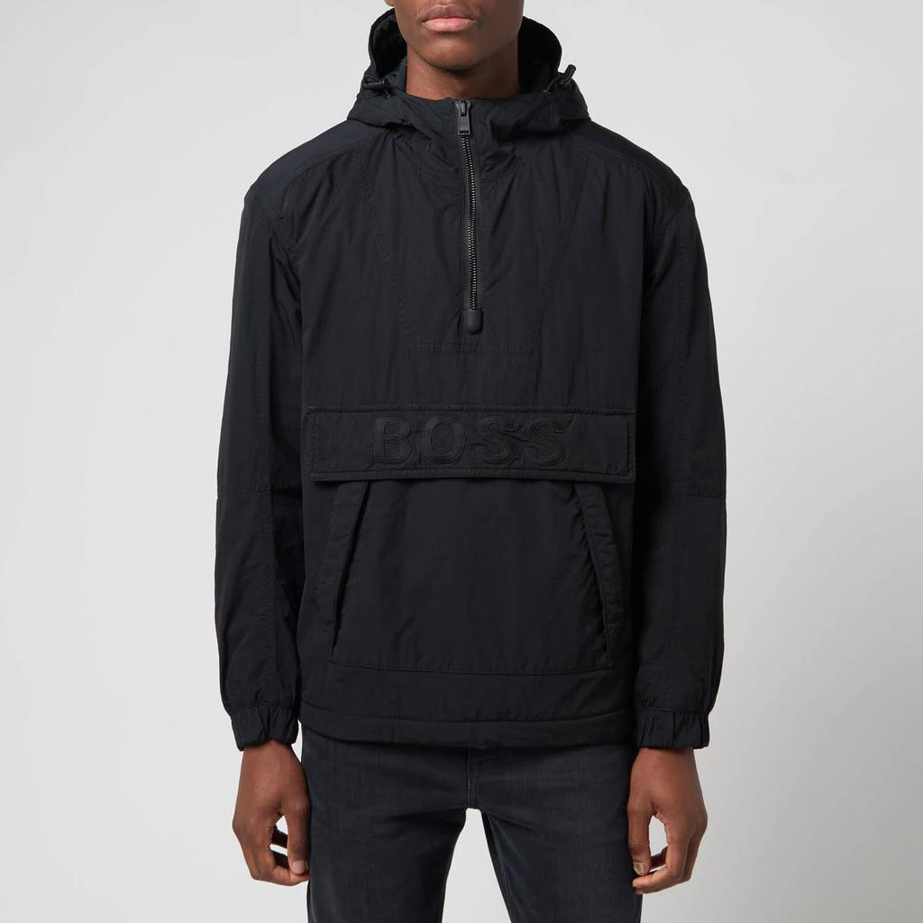 商品Hugo Boss|BOSS Orange Men's Oflavo Pullover Jacket - Black,价格¥1236,第1张图片