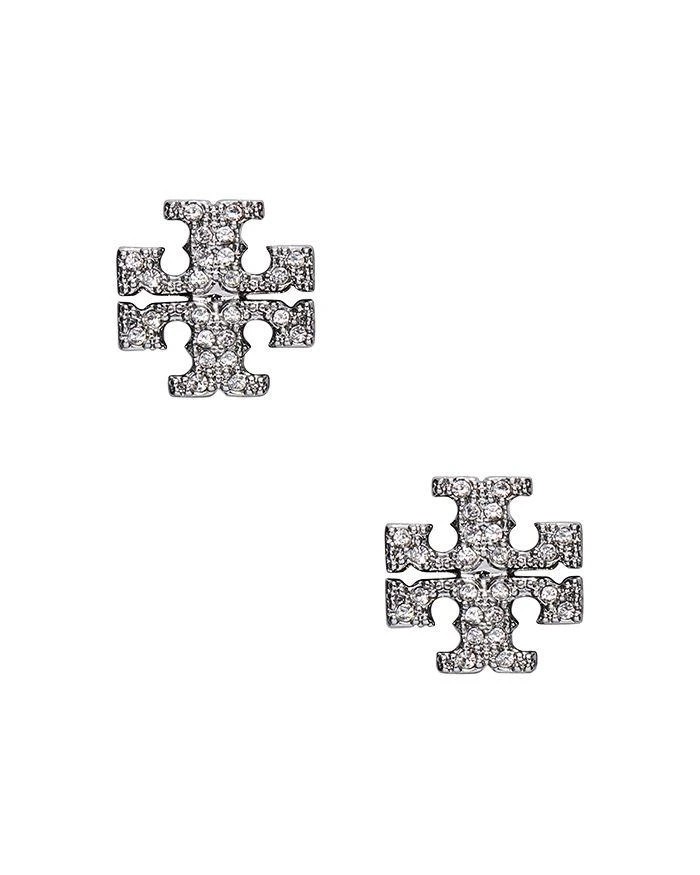 商品Tory Burch|Crystal Logo Stud Earrings,价格¥739,第1张图片详细描述