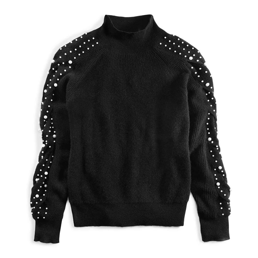 商品Charter Club|Women's 100% Cashmere Embellished Sweater, Created for Macy's,价格¥820,第3张图片详细描述