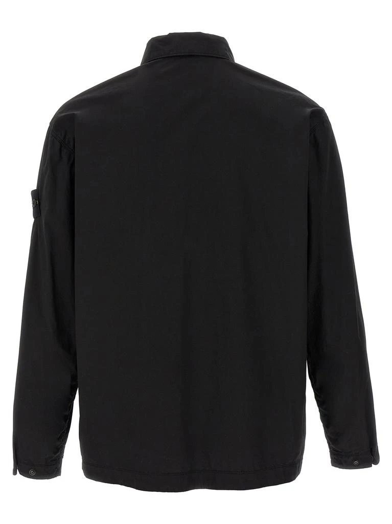商品Stone Island|Cotton Overshirt Shirt And Blouse Black,价格¥2908,第2张图片详细描述