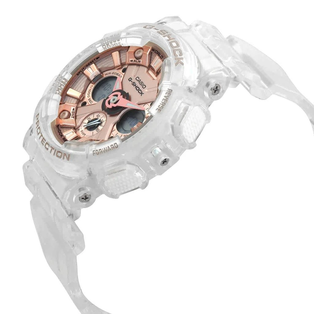 商品Casio|G-Shock Perpetual Alarm World Time Chronograph Quartz Analog-Digital Ladies Watch GMA-S120SR-7A,价格¥668,第2张图片详细描述
