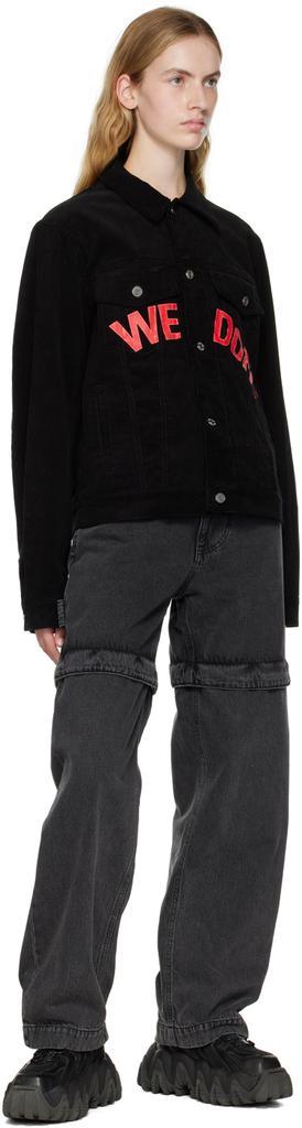 商品We11done|Black Spread Collar Jacket,价格¥7472,第6张图片详细描述