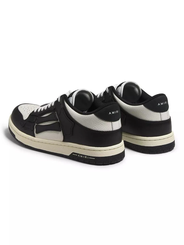 商品AMIRI|Skel-Top Low Leather Sneakers,价格¥4412,第3张图片详细描述