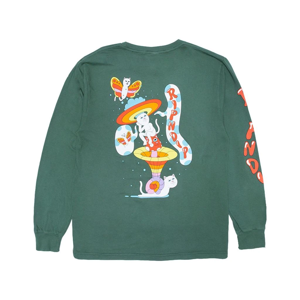 商品RIPNDIP|Solar Dream Long Sleeve (Olive),价格¥146,第1张图片