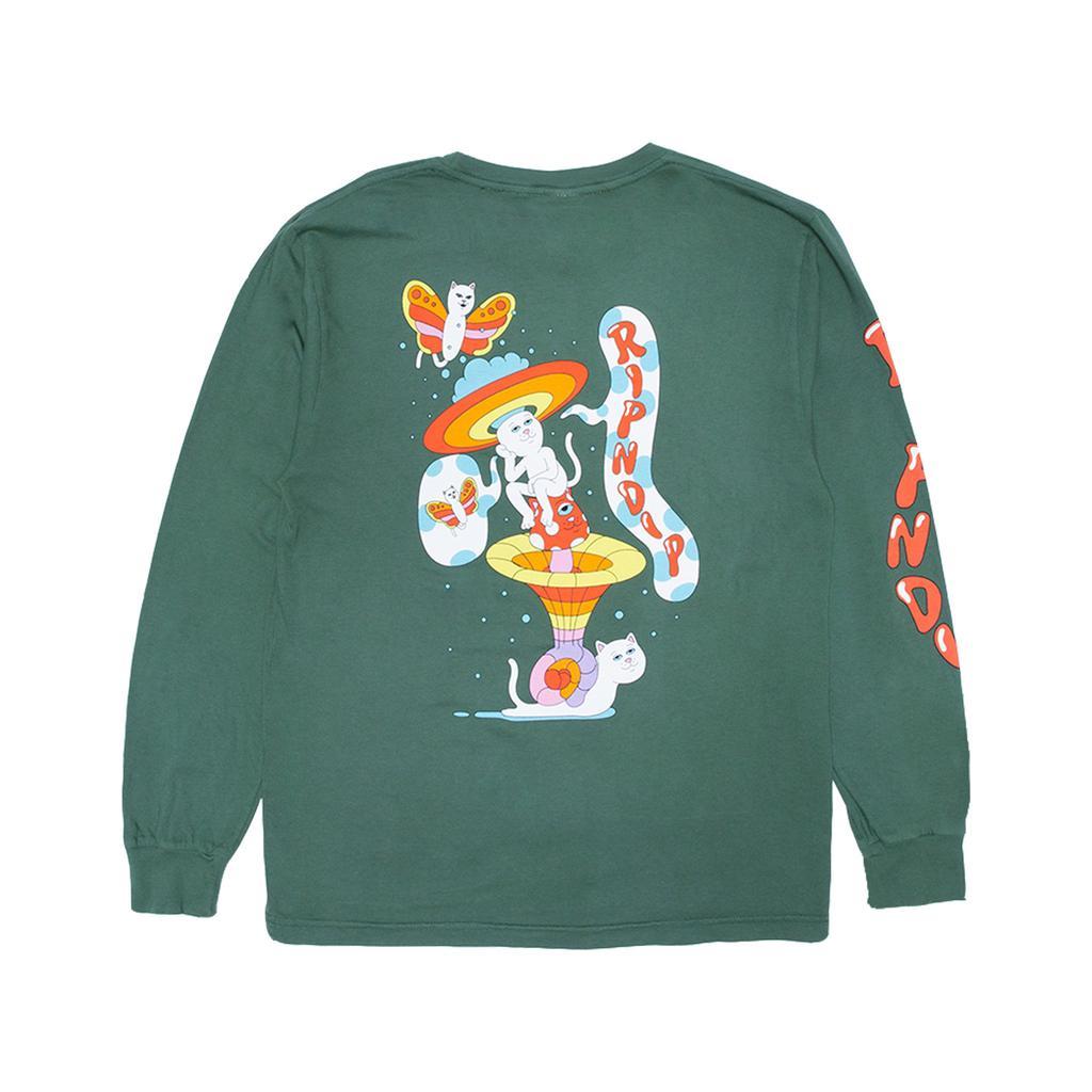 商品RIPNDIP|Solar Dream Long Sleeve (Olive),价格¥281,第1张图片