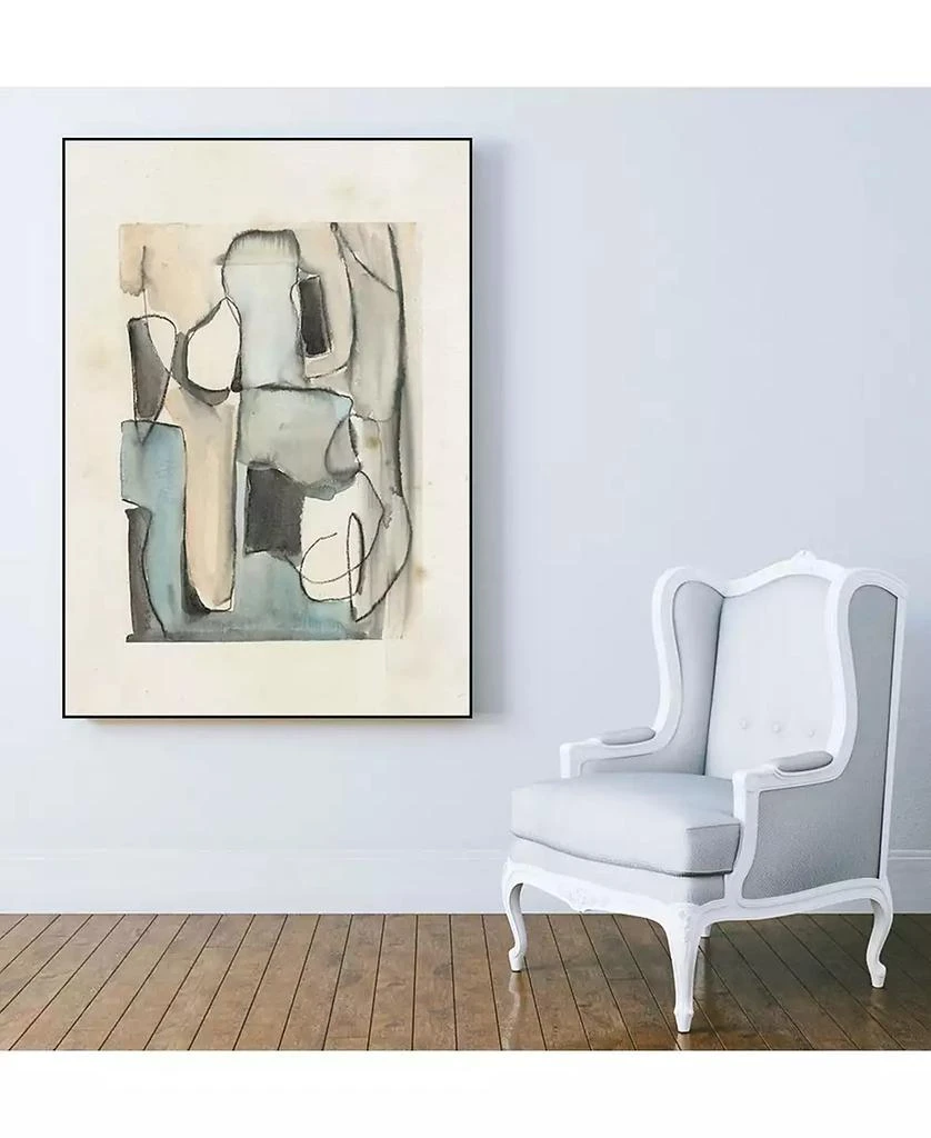 36" x 24" Subdued Abstract I Art Block Framed Canvas 商品