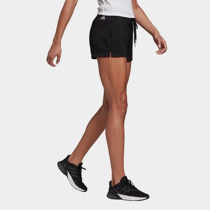 商品Adidas|Women's adidas Essentials Slim Logo Shorts,价格¥188,第3张图片详细描述