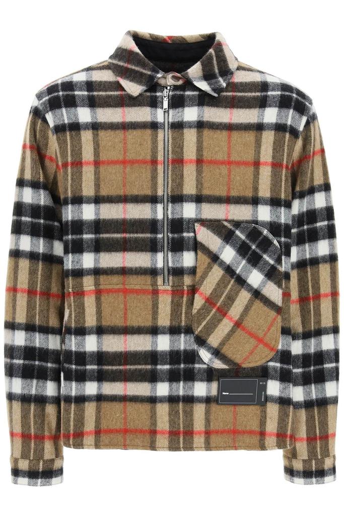 TARTAN WOOL ANORAK OVERSHIRT商品第1张图片规格展示