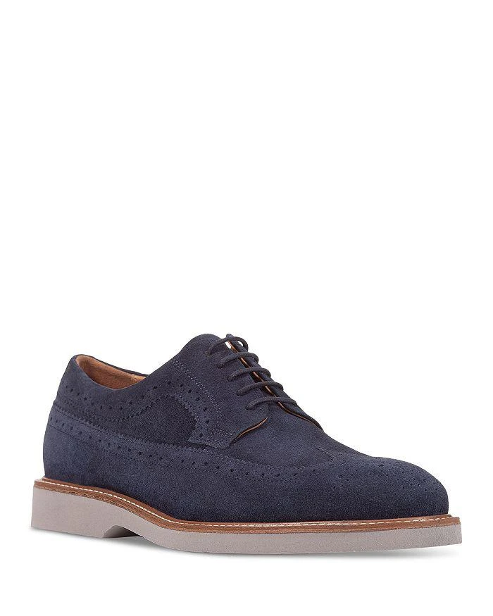 商品Geox|Men's Gubbio Suede Brogue Oxfords,价格¥1346,第1张图片