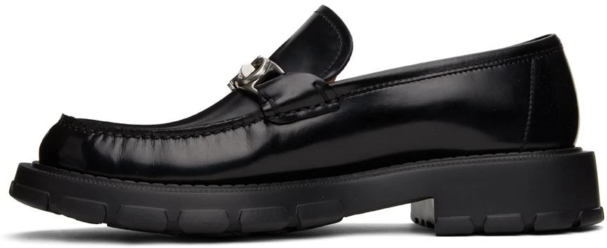 商品Salvatore Ferragamo|Black Gancini Loafers,价格¥2859,第3张图片详细描述