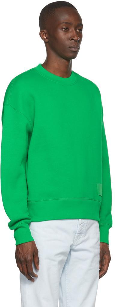 商品AMI|Green Cotton Sweatshirt,价格¥2313,第4张图片详细描述