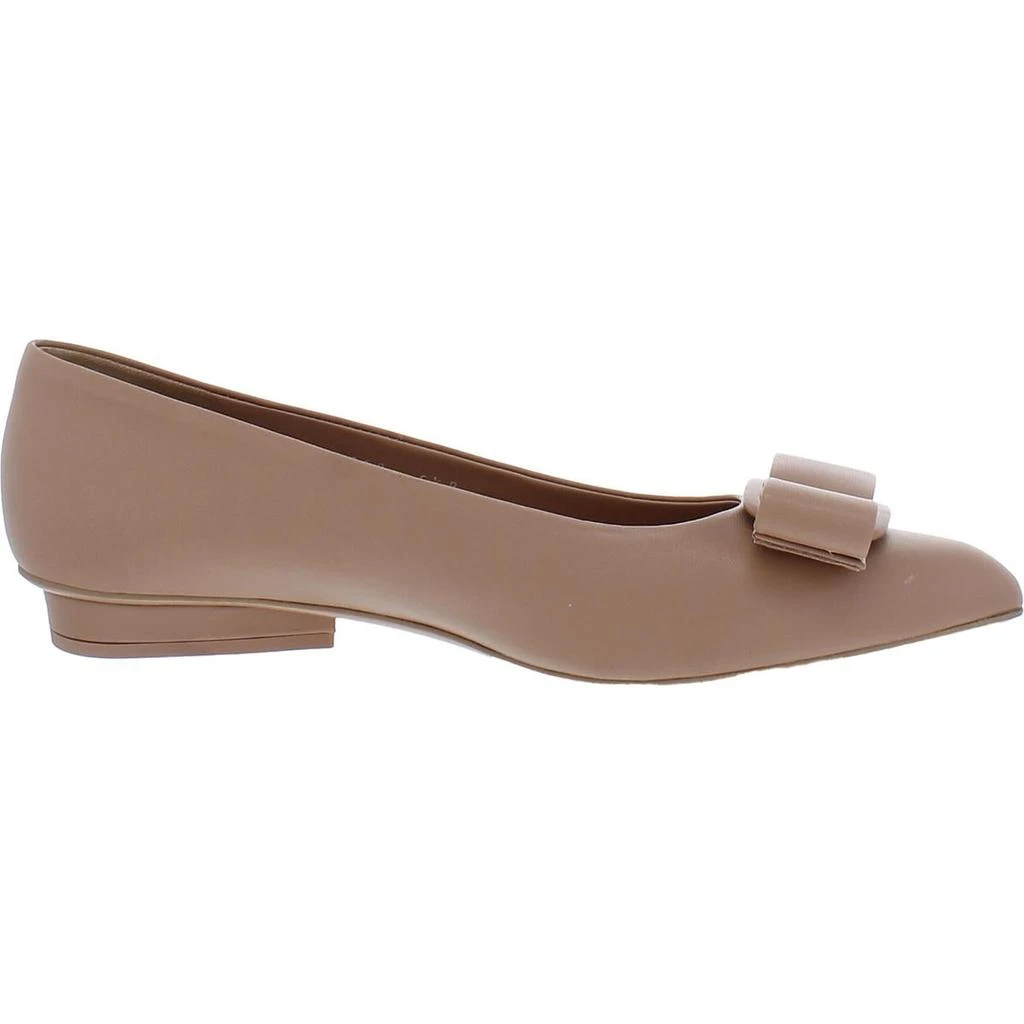 商品Salvatore Ferragamo|Viva Womens Leather Pointed-Toe Slip-On Sneakers,价格¥3089,第2张图片详细描述