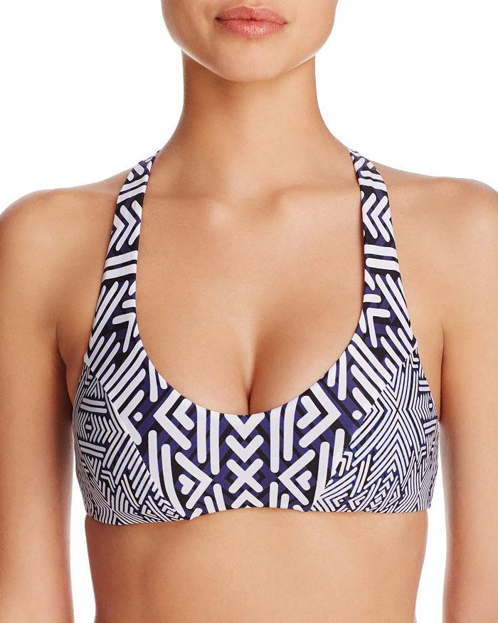 商品Red Carter|Lace-Up Back Tank Bikini Top,价格¥744,第1张图片