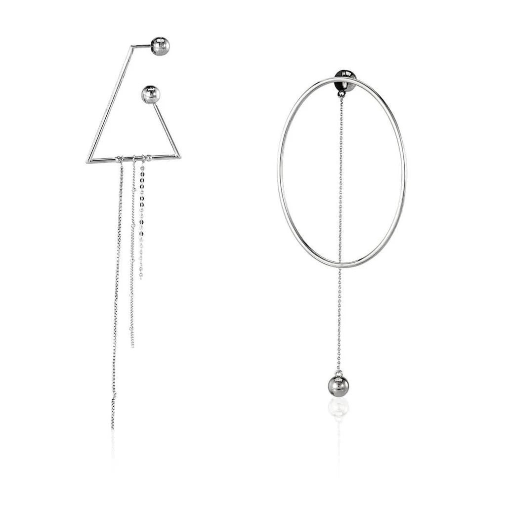 商品Burberry|Asymmetrical Ball Chain Drop Earrings,价格¥2526,第1张图片