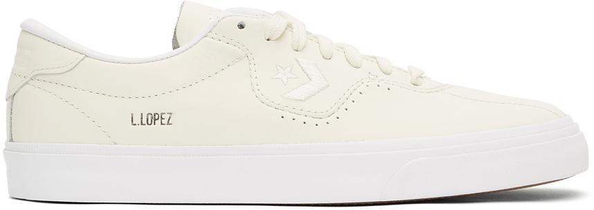 商品Converse|Off-White Leather CONS Louie Lopez Pro Sneakers,价格¥632,第1张图片