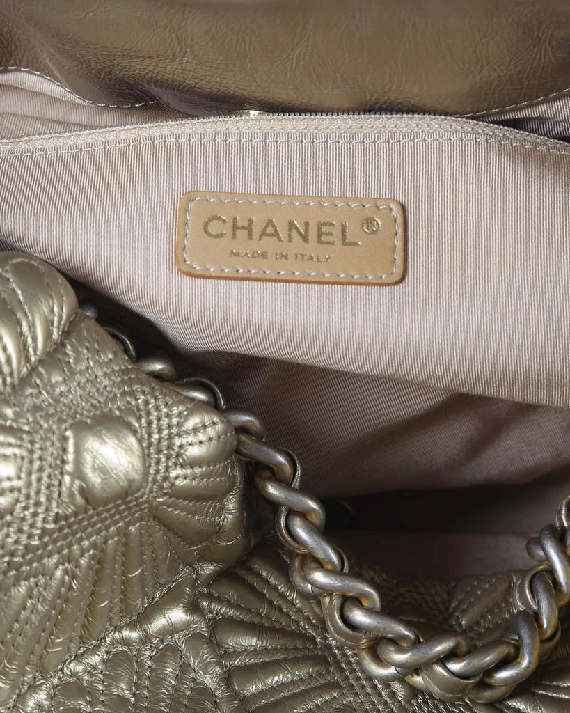 Chanel Gold Calfskin Leather Embroidered Ca D'Oro Tote Bag 商品