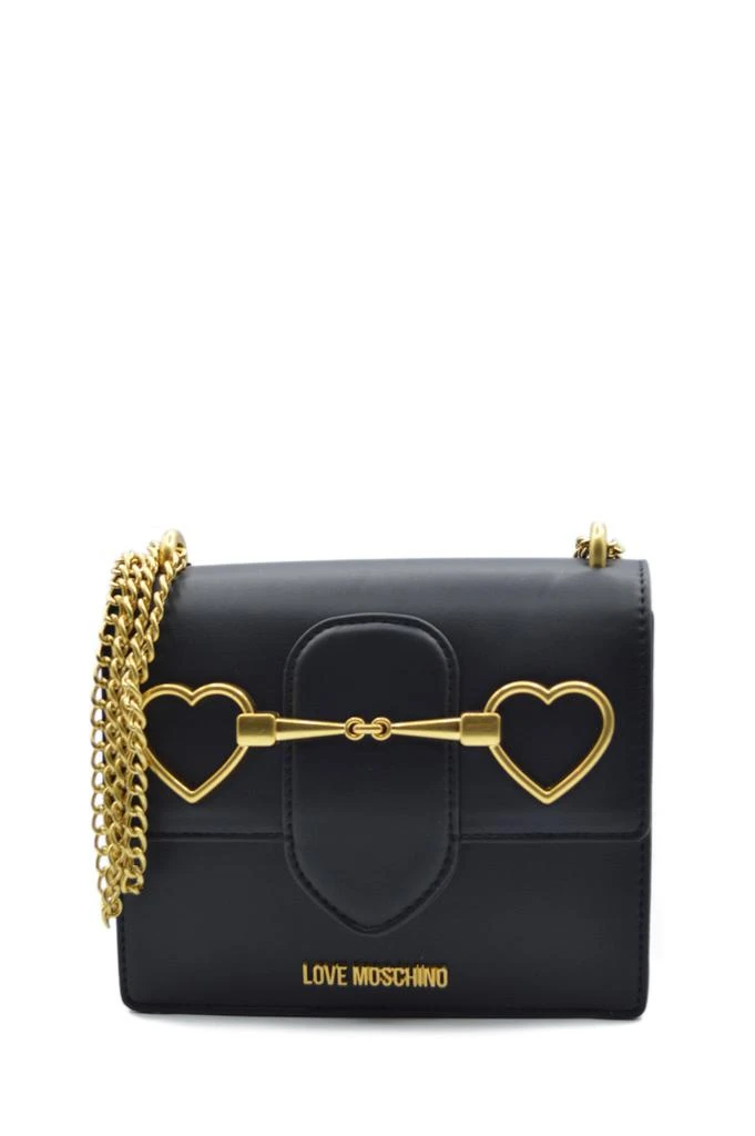 商品Love Moschino|Love Moschino Black Pu bag,价格¥1246,第1张图片